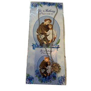 St. Anthony Religious Medallion Necklace
